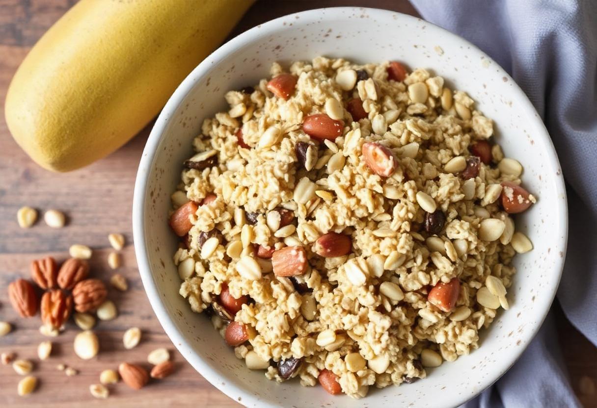 Granola Fatta in Casa con Noci e Semi di Zucca