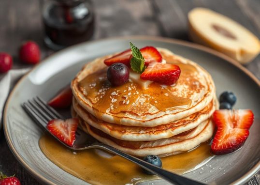 Pancake con farina di mandorle