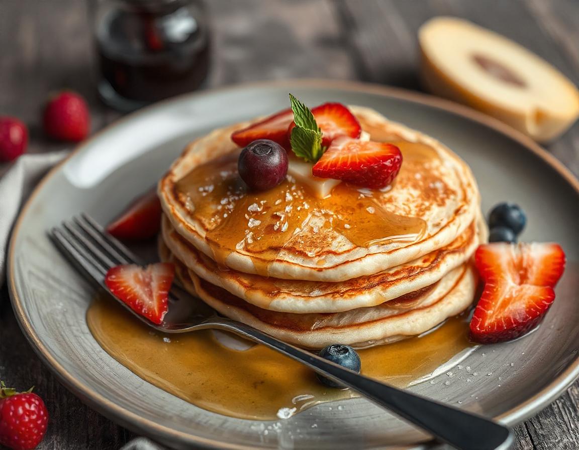 Pancake con farina di mandorle