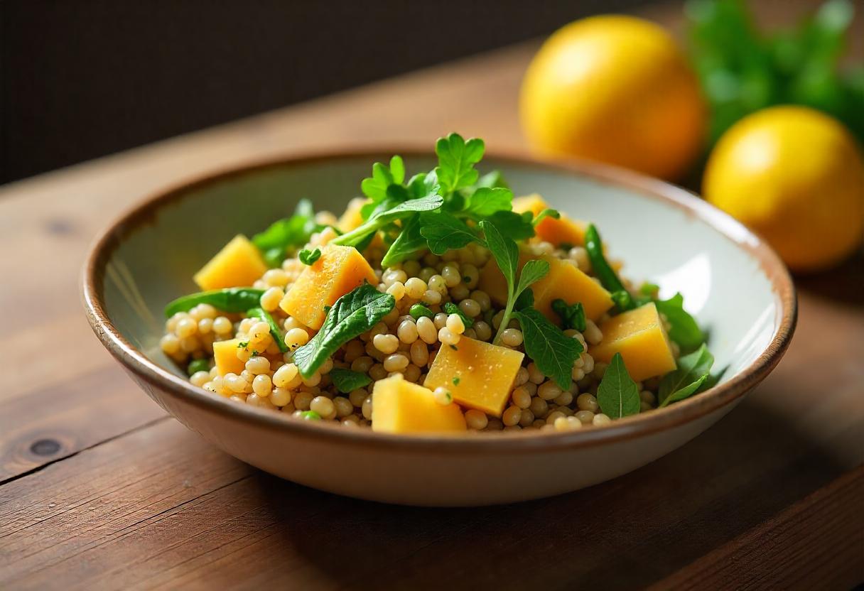 Carota,quinoa,piatto