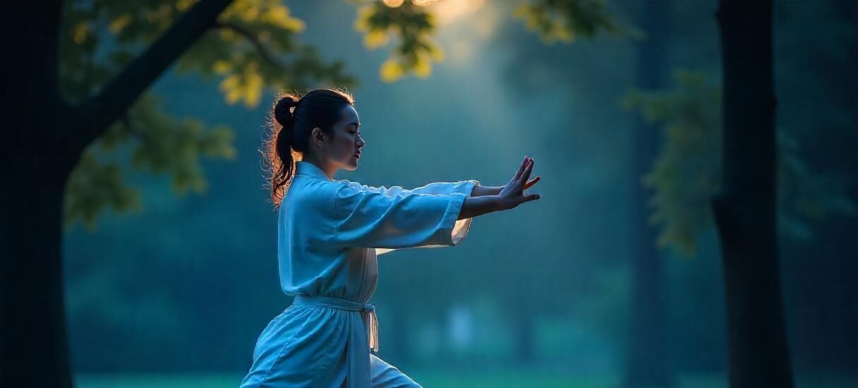 Bosco, alberi,tai chi